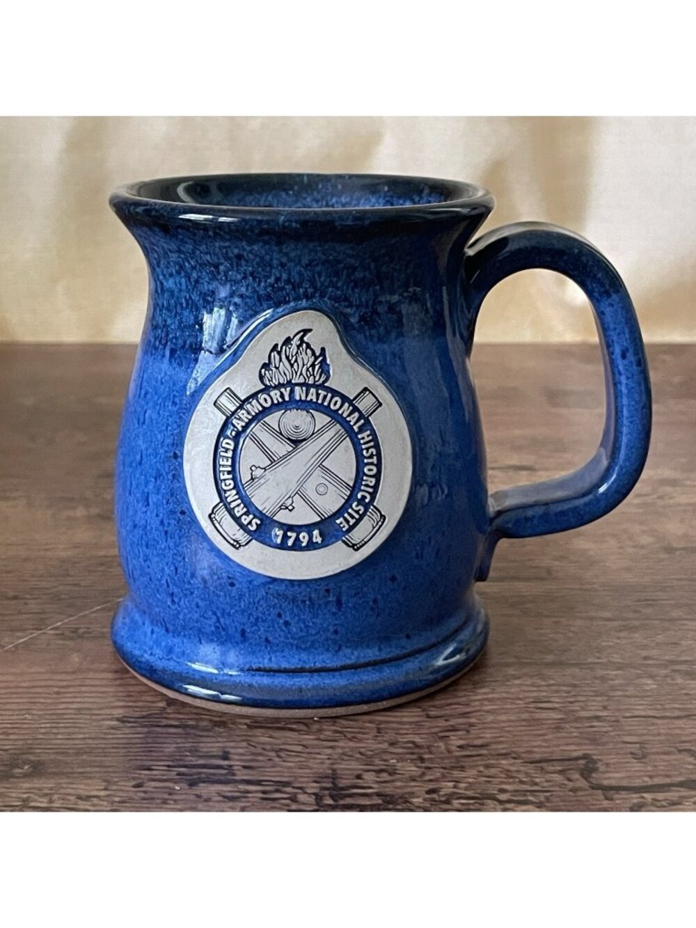 Springfield Armory National Historic Site Coffee Mug Blue Sunset Hill Stoneware